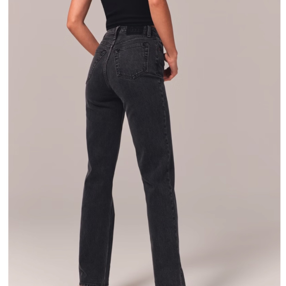 Abercrombie CURVE LOVE 90's Straight Ultra High Rise Jeans 14L